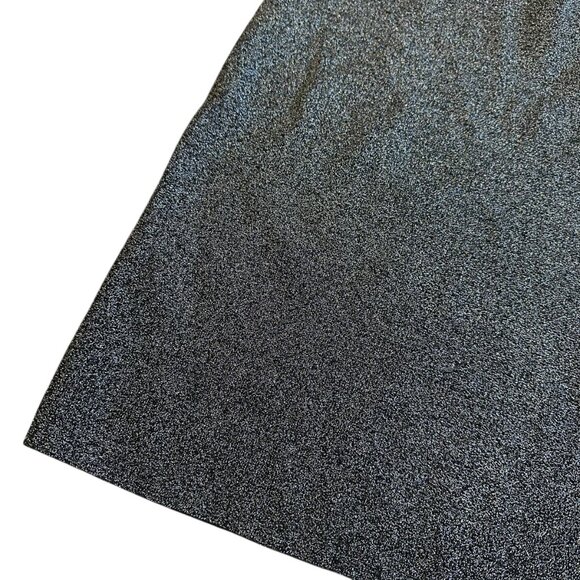 House of Harlow 1960 Silver Glitter Sheath Dress Mock Neck Party Size Small - Picture 5 of 12